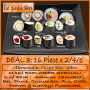 Dine In ADVOCATE DEAL 3 / 32 Pieces @ R 84,33 for this 16 piece x 2/4/1 Maki Explorer Special