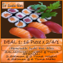 Dine In ADVOCATE DEAL 1 / 32 pieces @ R112: 16 Piece x 2/4/1 Salmon & Tuna Special