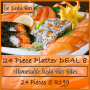 Takeaway ADVOCATE DEAL 8 / R119,00 for this 24 Piece Salmon & Prawn Platter Special